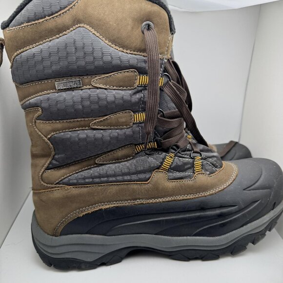 Kombu Boots Mens Size 12 Brown Free Fall Waterproof Insulated Snow 6853036 - Picture 1 of 6